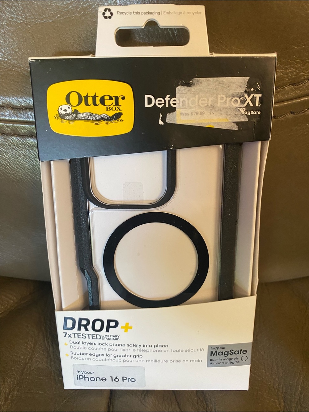 OtterBox Protective Phone Case Packaging — White & Black